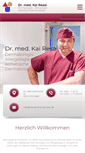 Mobile Screenshot of hautarzt-muenster.de